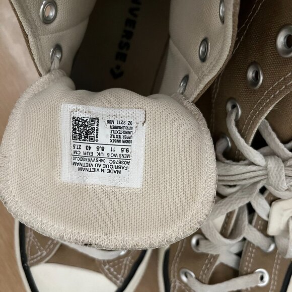 EUC CTAS Construct Hi (9.5M / 11W) Converse ☆ - Picture 3 of 8